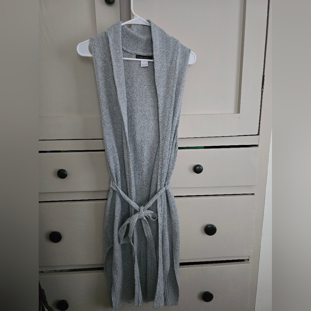 Belted Duster Vest